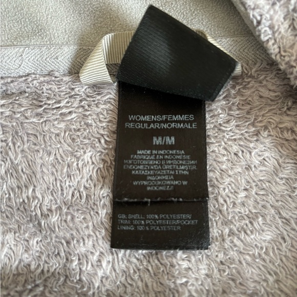 The North Face Women's Osito Fleece Jacket Size M Grey - Picture 4 of 4